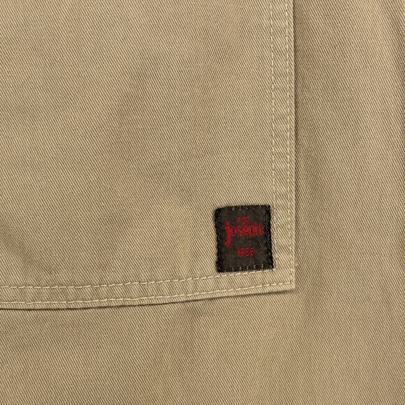 FOR JOSEPH Skirt 32 XXS Twill Pencil Straight Midi Utility 5 Pocket Beige Khaki - Picture 9 of 13